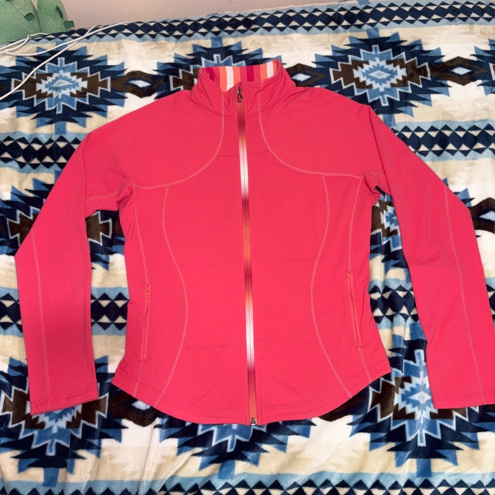 Lululemon Define Jacket in Vibrant Coral/Pink
